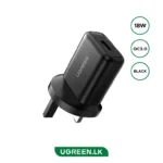 UGREEN 18W QC3.0 USB Fast Charging Power UK Adapter – CD122 – 70165