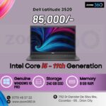 Dell Used Laptop Dell Latitude 3520 i5/11Gen/8GB/256/Win10 pro